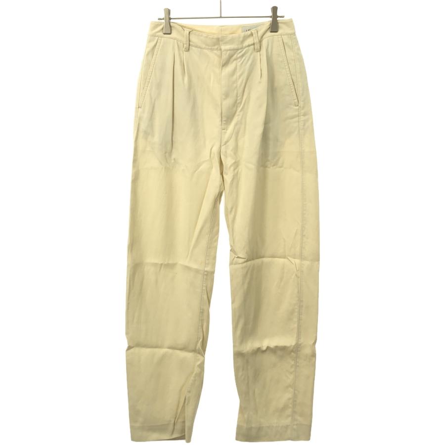 LEMAIRE 21AW 2PLEATS PANTS ベージュ 48 LEMAIRE PLEATED TROUSERS