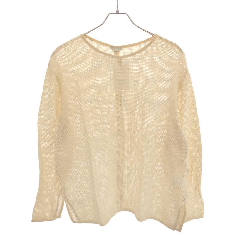 CLANE（クラネ） ルーズメッシュトップス アイボリー 2 12105-1042 