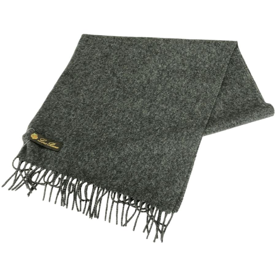 Loro Piana（ロロピアーナ） カシミヤショートマフラー グレー