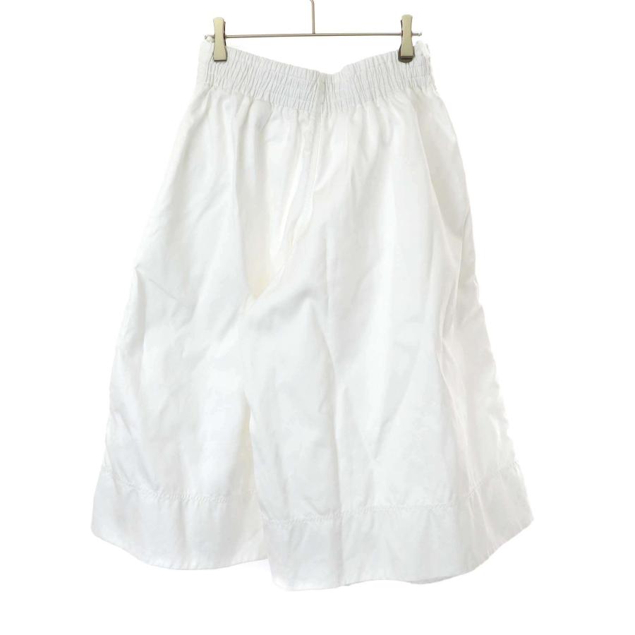 新品未使用 希少 セリーヌ フィービー コットン白ガウチョパンツ