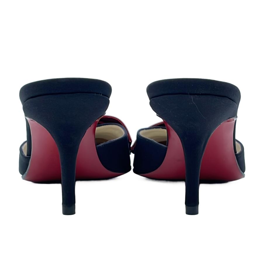 美品 Christian Louboutin ミュール サンダル ヒール 24 Condora Mule 85 ブラウン ナッパレザー - Shoes - Women - Christian