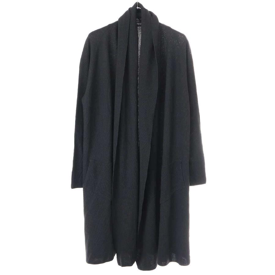 Ann Demeulemeester ロングカーディガン ブラック　ドレープ Ann Demeulemeester ロングカーディガン ブラック ドレープ Ann