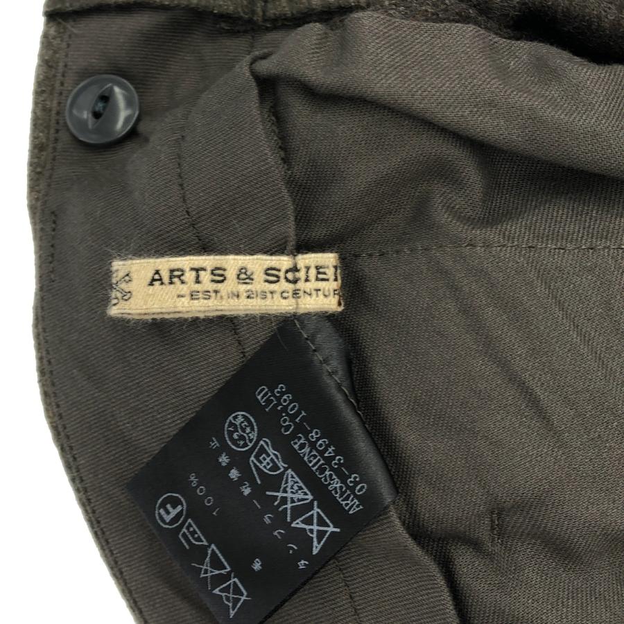ARTS&SCIENCE アーツアンドサイエンス 14AW ウールスラックスパンツ 043-L348-335 ブラウン系 3 ARTS & SCIENCE（アーツアンドサイエンス） 14AW ウールスラックス