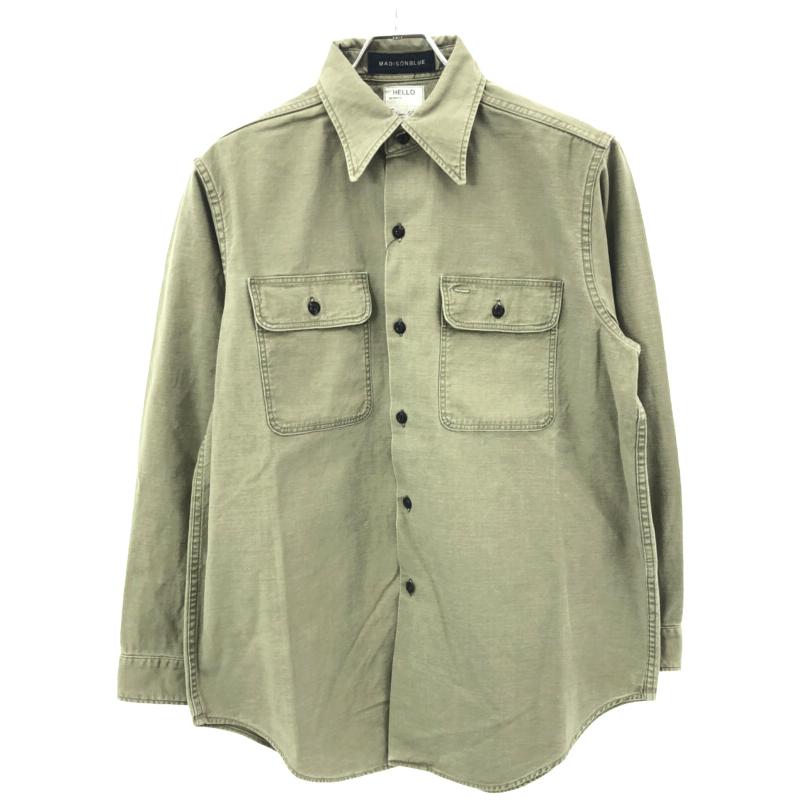 MADISONBLUE ハンプトン バックサテンシャツ MB999-5103 MADISON BLUE マディソンブルー HAMPTON BACK SATIN SHIRT