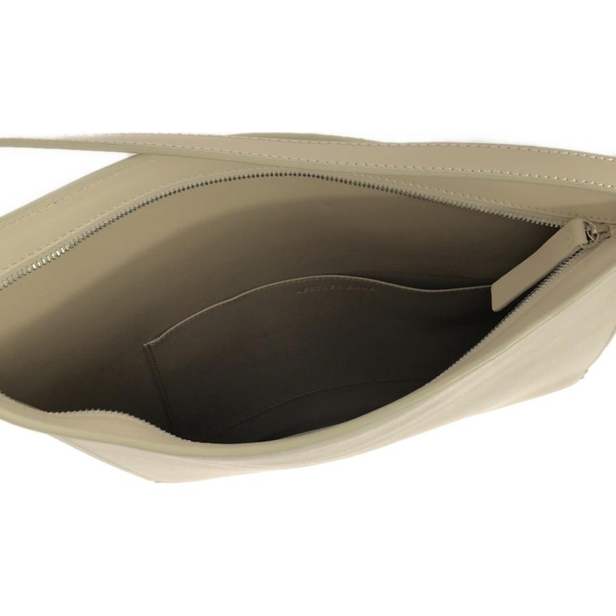 AESTHER EKME エスター エクミ レザーショルダーバッグ アイボリー  