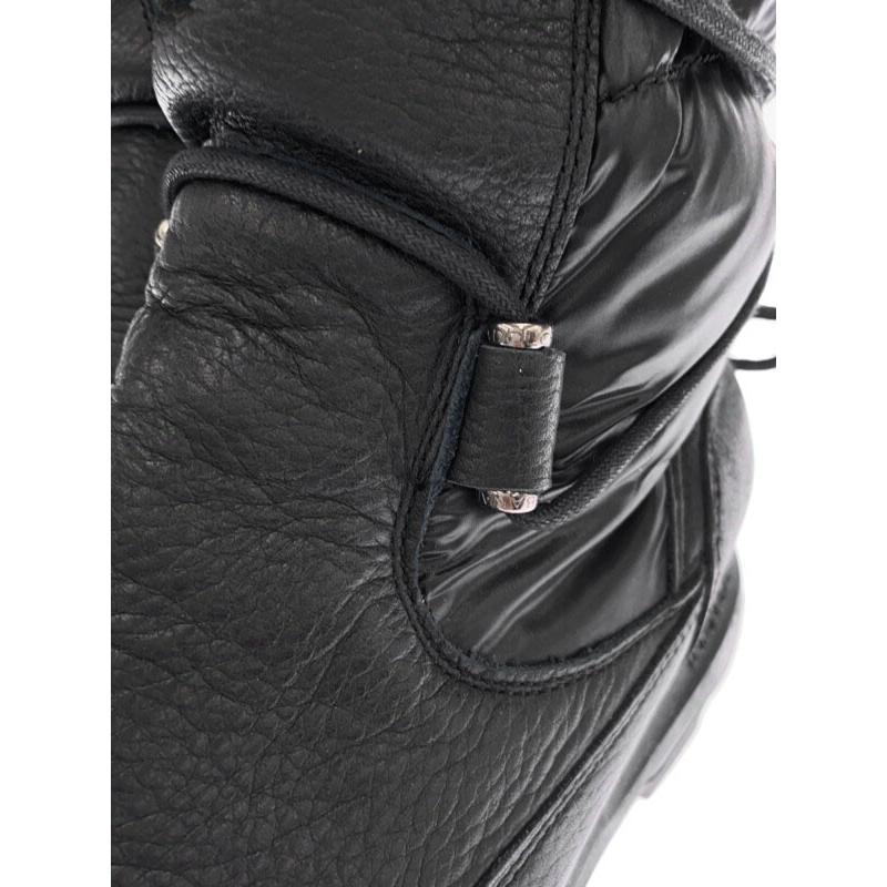 ドルチェ&ガッバーナ レザー ナイロン メタルプレート ロング スノー