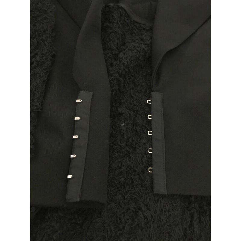 LIMI feu リミフゥ 16AW コットンファー切替ポンチョジャケット