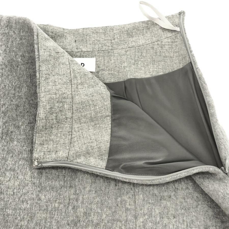 エンフォルド スカート／グレー ENFOLD（エンフォルド） 24AW MINIMAL SKIRT ミニマルスカート