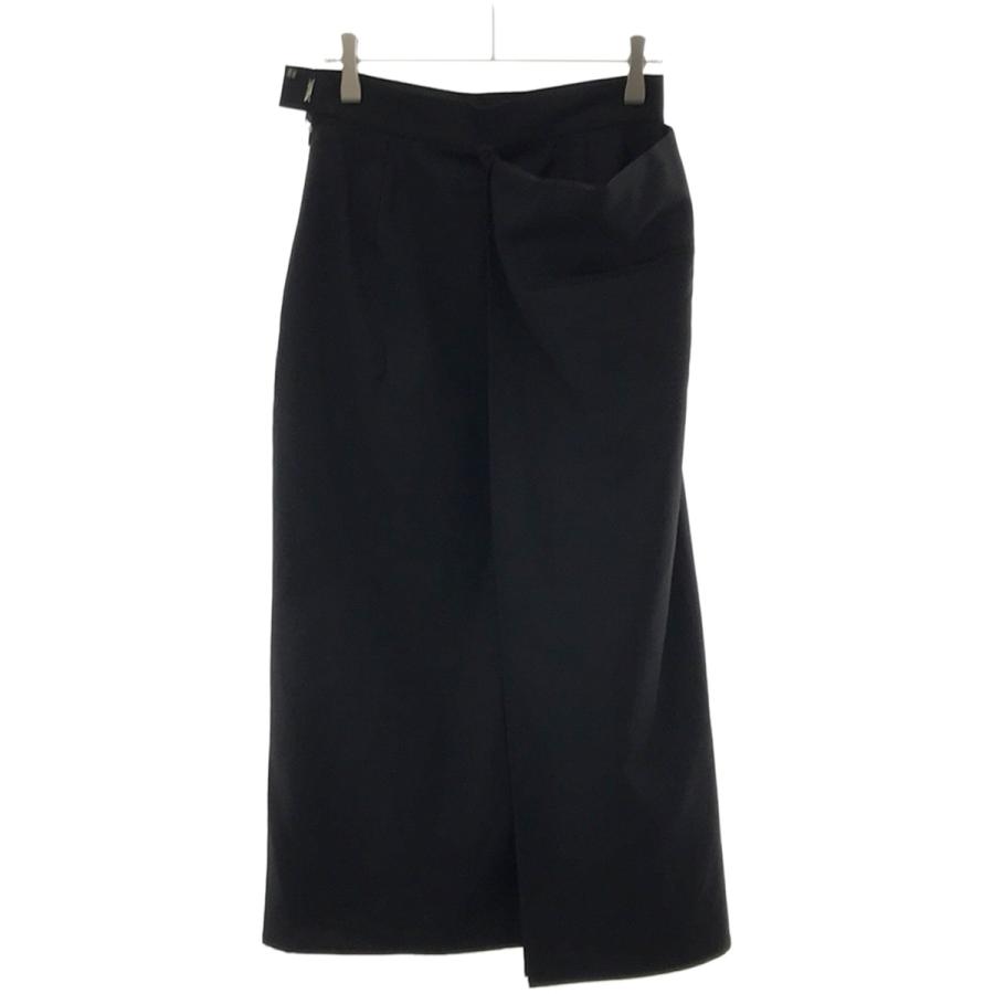 ジャンポールゴルチェ黒 ロングタイトスカート スリット