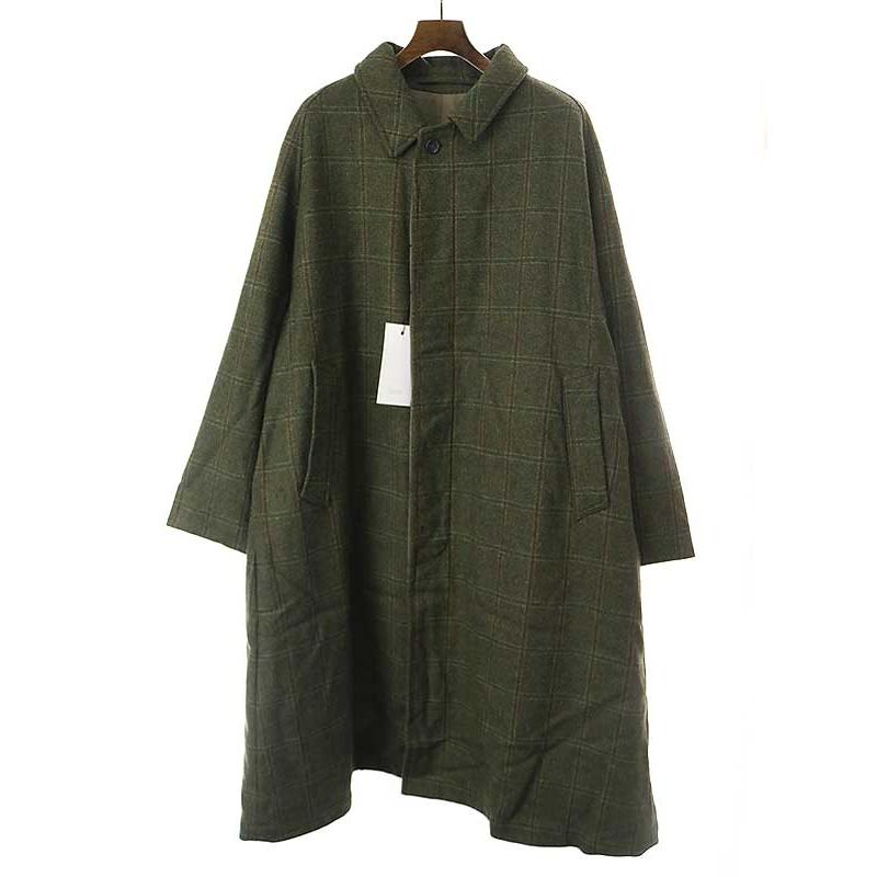 A.PRESSE ア プレッセ 22AW Tweed Balmacaan Coat ツイードバル