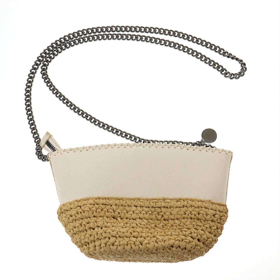 【美品】ステラマッカートニー 2way ラフィア ショルダーバッグ 斜め掛け Stella McCartney（ステラ・マッカートニー） ステラ マッカートニー