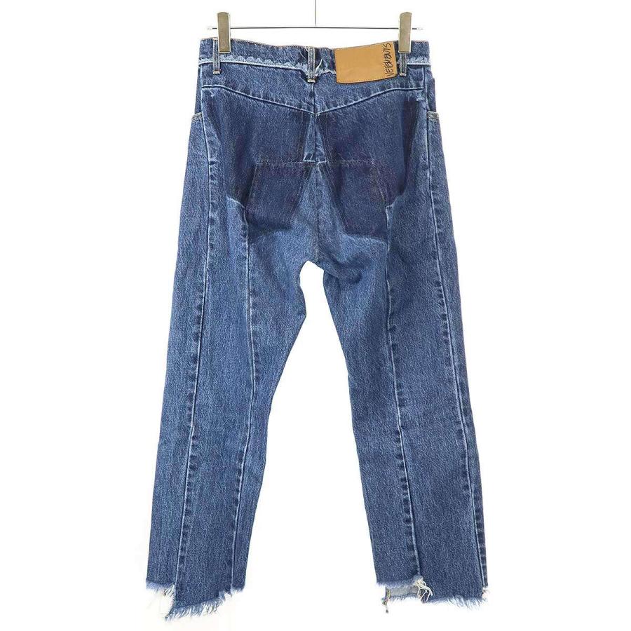 VETEMENTS ヴェトモン 20AW 再構築カットオフデニムパンツ WAH20PA306  