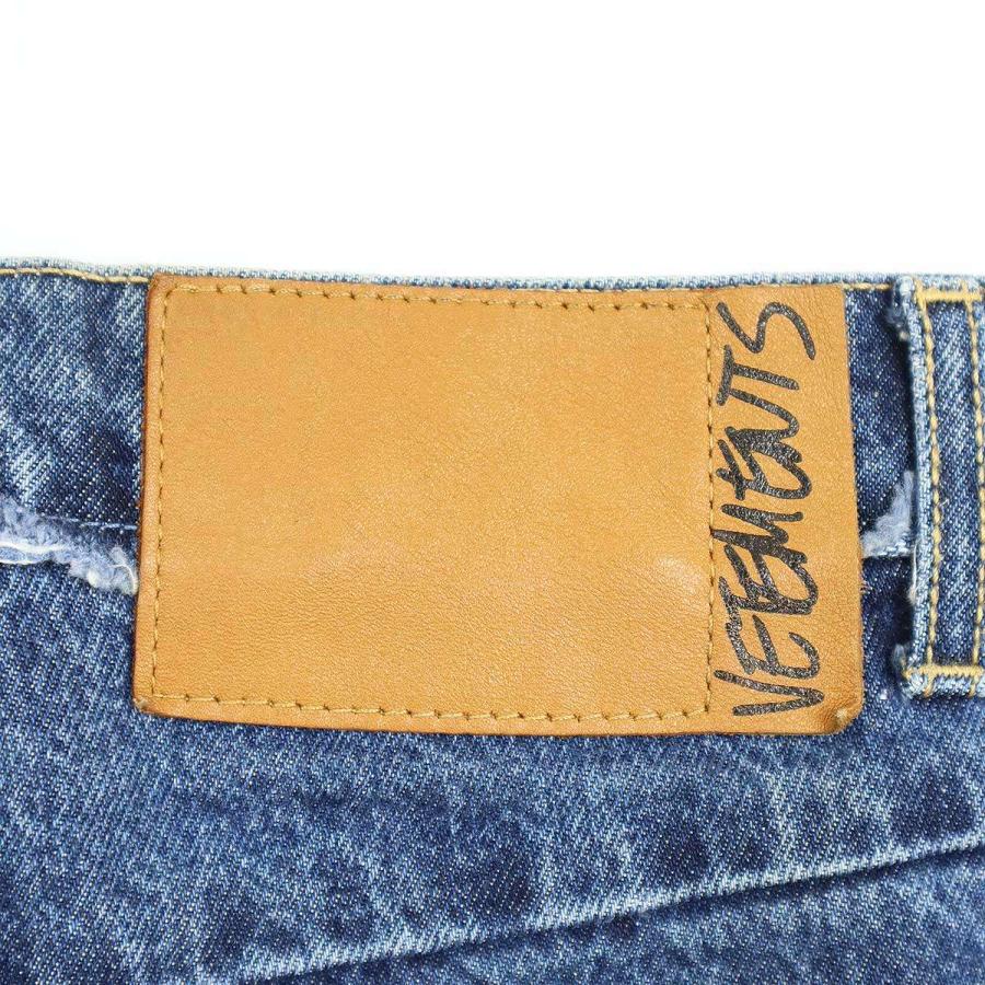 VETEMENTS ヴェトモン 20AW 再構築カットオフデニムパンツ WAH20PA306  