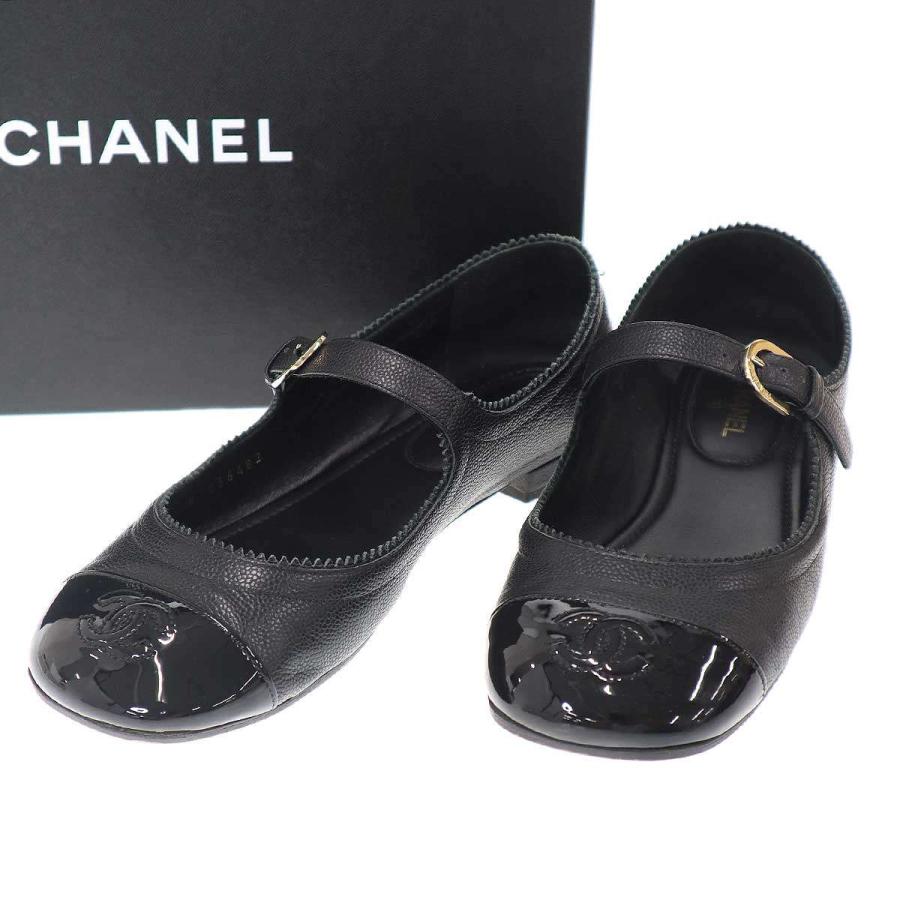 CHANEL（シャネル） ココマーク メリージェーン ストラップフラット