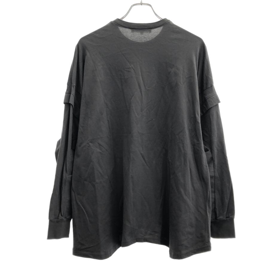 ENFOLD エンフォルド 25SS CURVE-SEAM LONG-SLEEVE T-SHIRT ロングスリーブTシャツ 300IS480-1751 チャコール 38 ENFOLD エンフォルド 25SS CURVE-SEAM LONG-SLEEVE T-SHIRT ロング