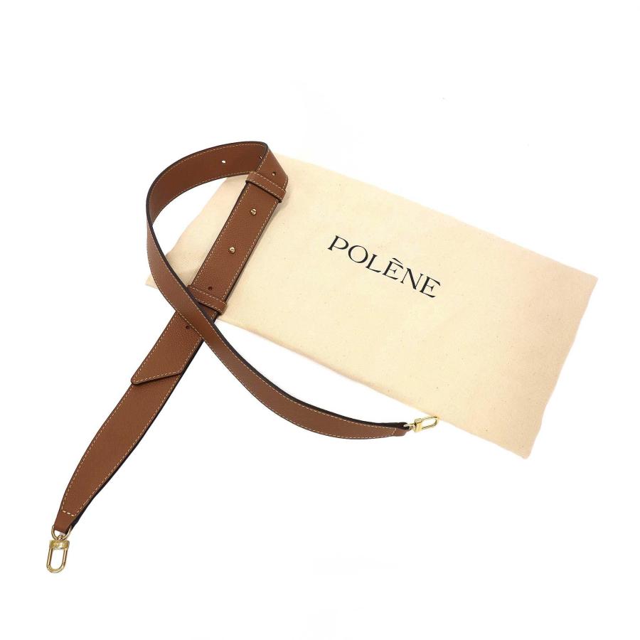 POLENE（ポレーヌ） Mokki モッキレザーショルダーバッグ ブラウン