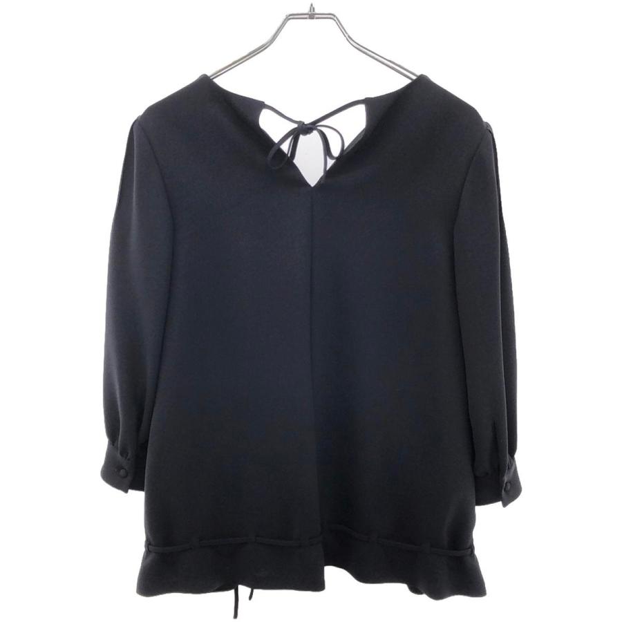 FOXEY ネイビー ブラウス