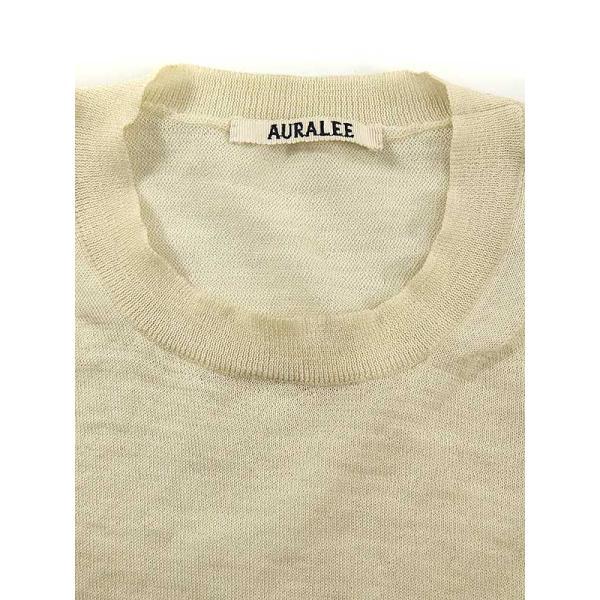 AURALEE（オーラリー） 20SS FERRERA MOHAIR HIGH GAUZE KNIT TEE 