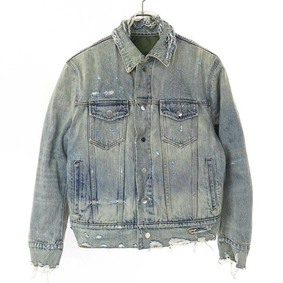 AMIRI アミリ REVERSIBLE TRUCKER BOMBER リバーシブル AMIRI アミリ REVERSIBLE TRUCKER BOMBER リバーシブル