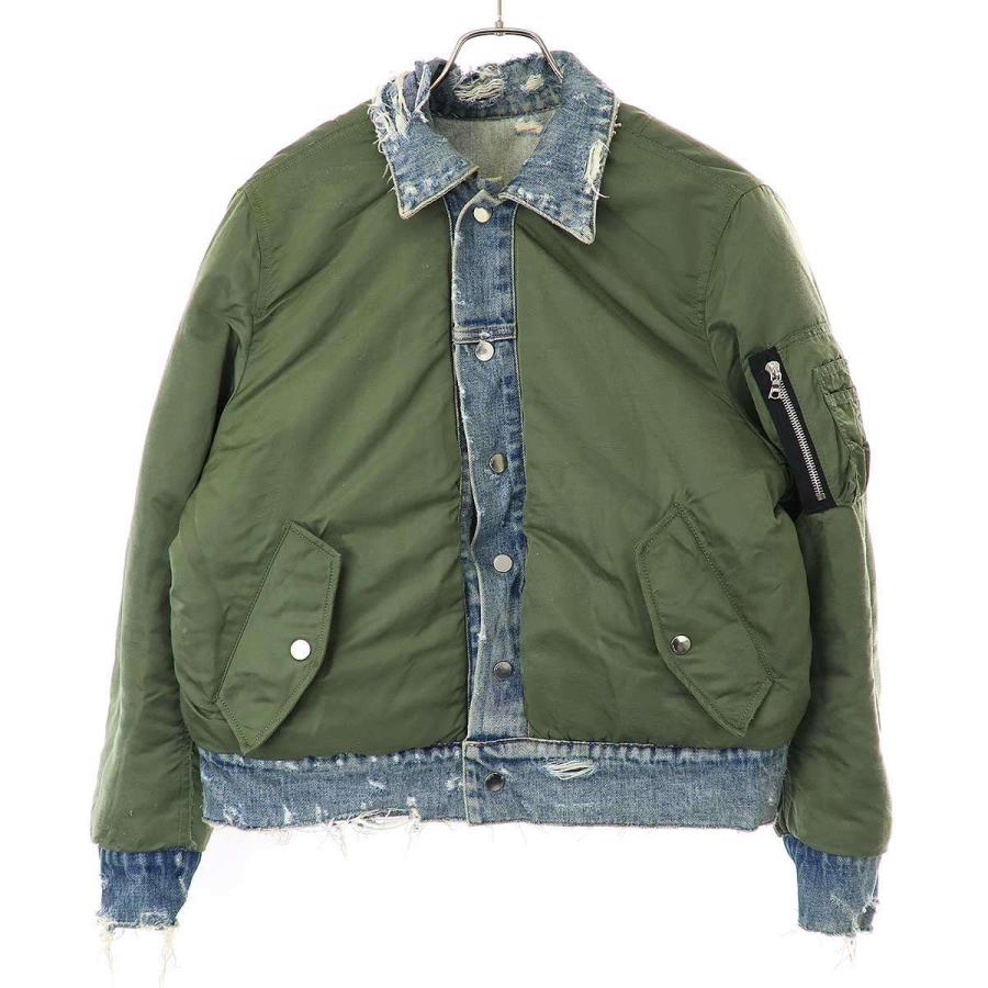 AMIRI アミリ REVERSIBLE TRUCKER BOMBER リバーシブル AMIRI アミリ REVERSIBLE TRUCKER BOMBER リバーシブル