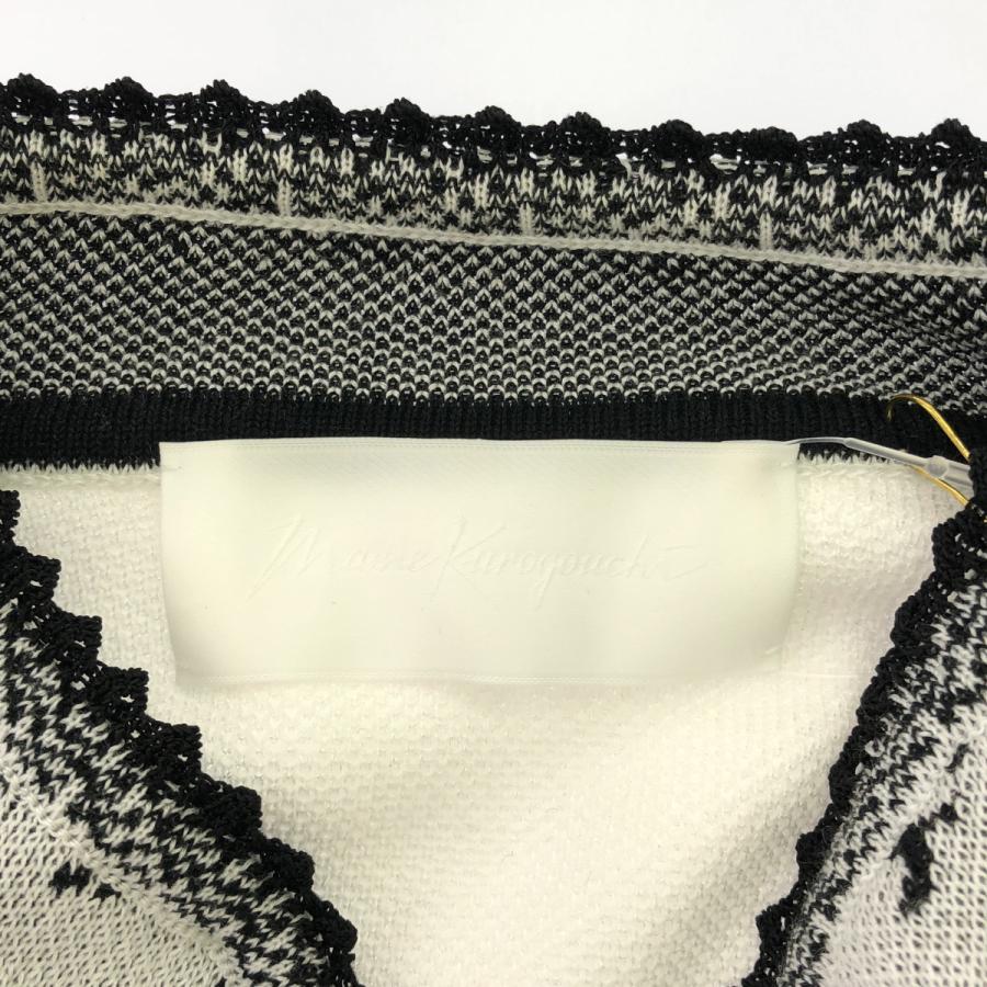 mame kurogouchi マメ クロゴウチ 23SS Crane Pattern Jacquard Knitted Cardigan ジャガードニットカーディガン MM23PS-KN726 ホワイト 1 mame mame kurogouchi マメ クロゴウチ 23SS Crane Pattern Jacquard