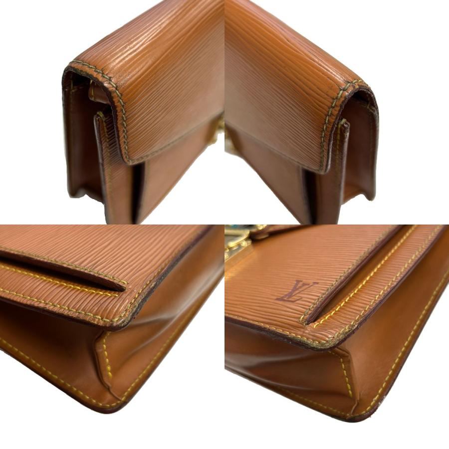 LOUIS VUITTON ルイヴィトン 1995 ポシェット セリエドラゴンヌエピ セカンドバッグ M52762 ブラウン LOUIS VUITTON（ルイ・ヴィトン） 1995 ポシェット セリエドラゴンヌ