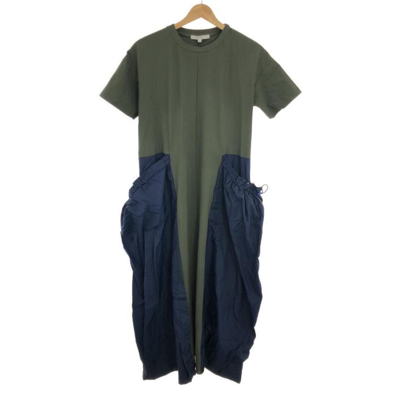 UN3D. アンスリード 23SS ナイロンコンビサイドギャザーポケット  