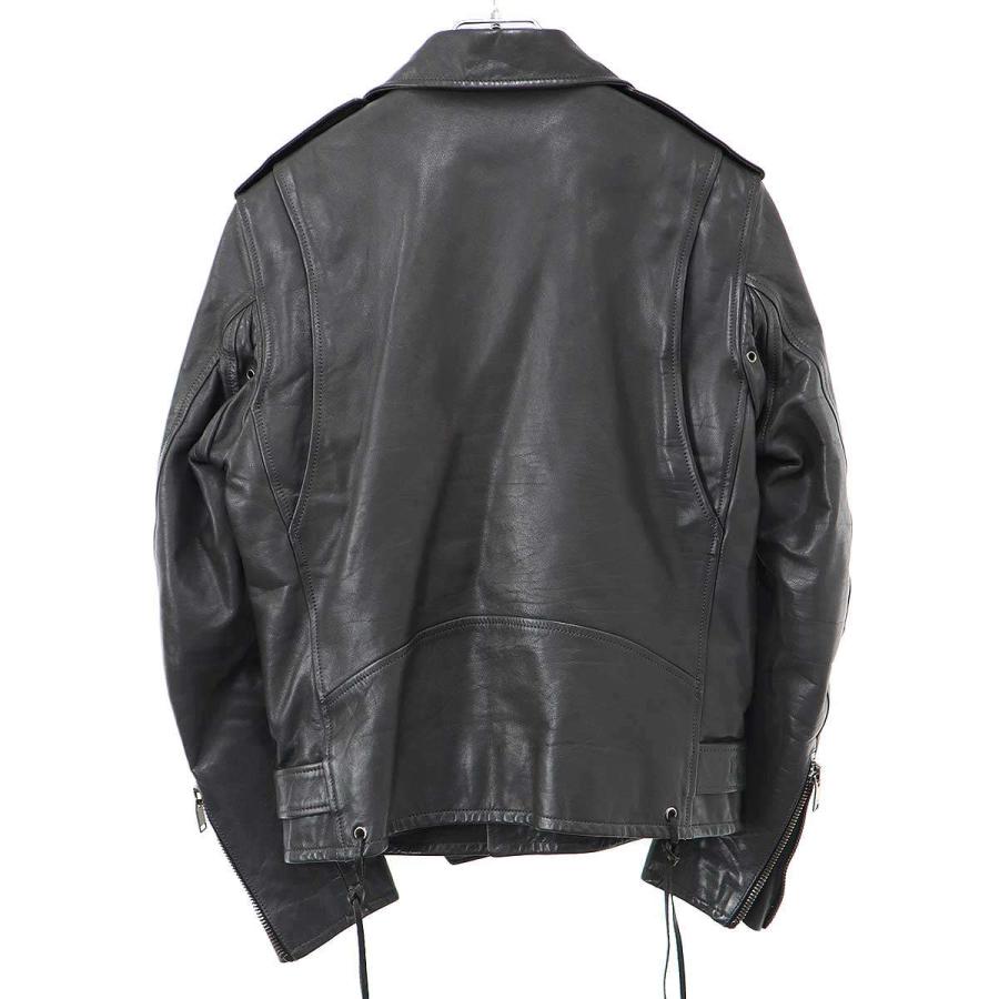 SAINT LAURENT PARIS サンローラン パリ L17 カーフ ダブルレザー