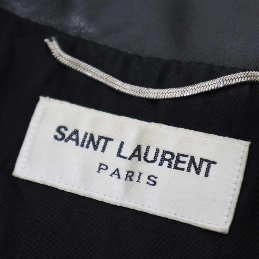 SAINT LAURENT PARIS サンローラン パリ L17 カーフ ダブルレザー
