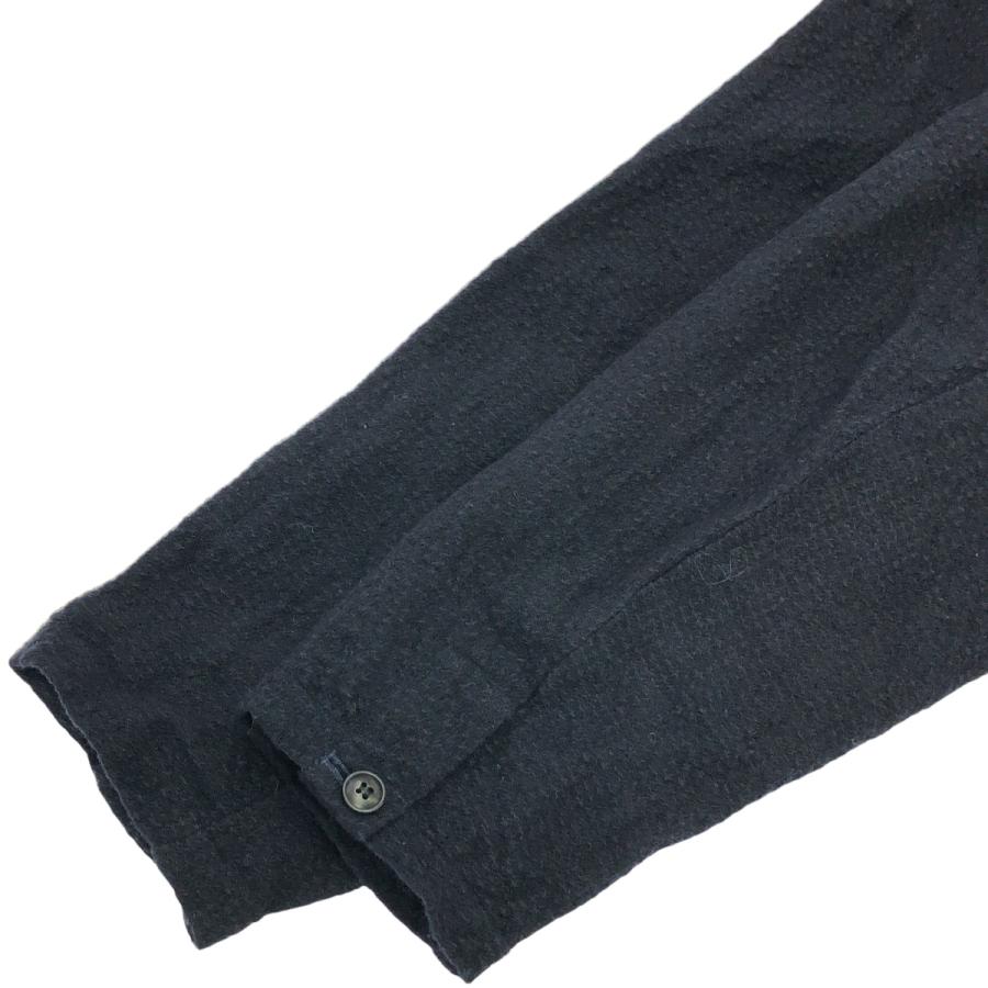 かぐれ　クルーネックジャケット　美品　24AW かぐれ kagure 24AW ウールリネンクルーネックジャケット GA47-27S004