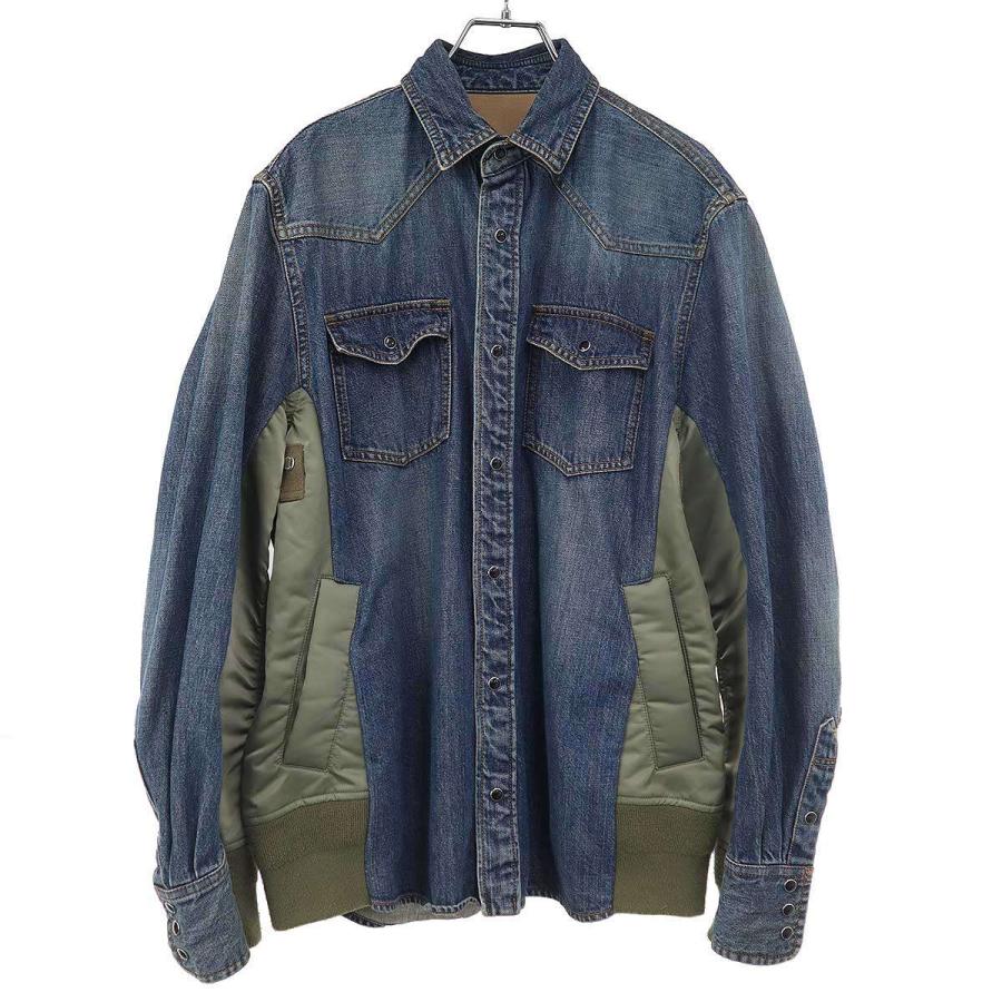 sacai（サカイ） 21AW ドッキングデニムシャツジャケット 21-02510M 