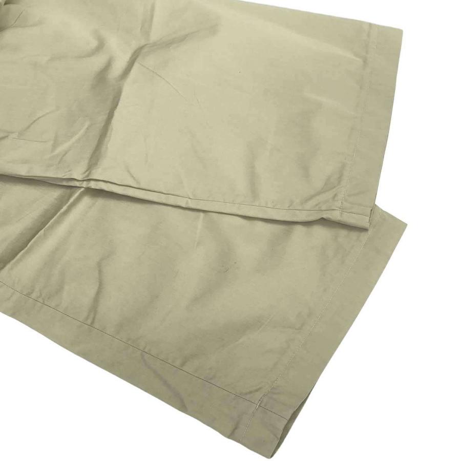 STUDIO NICHOLSON ベージュ ワイドパンツ STUDIO NICHOLSON スタジオニコルソン SORTE パンツ PEACHED