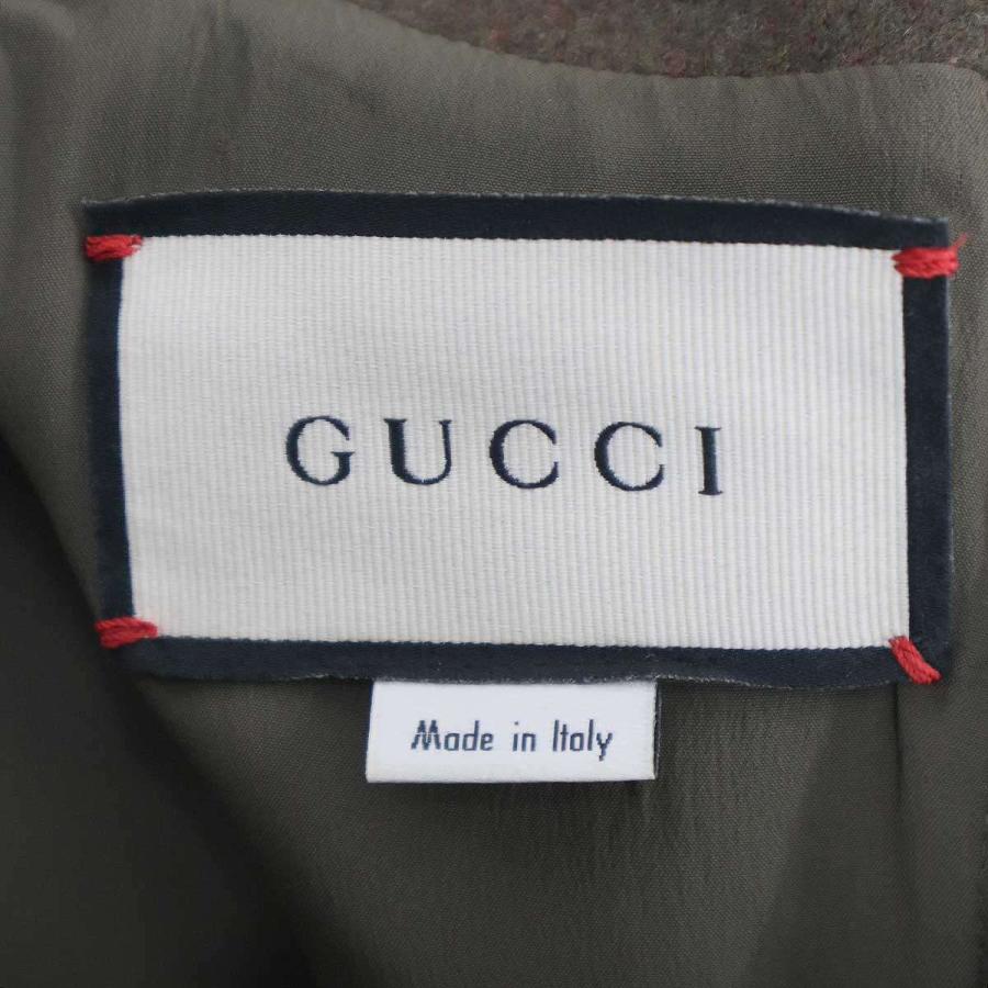 GUCCI（グッチ） ウールドレスワンピース 637273 カーキ 36
