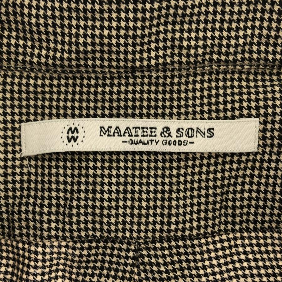 シャツ MAATEE＆SONS マーティーアンドサンズ OP COLLAR SHIRTS