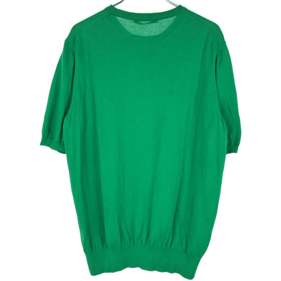 SLOANE - SLOANE スローン 14G天竺 コットン 半袖クルーネックニット SL8S-555 グリーン 4 SLOANE スローン 14G天竺 コットン 半袖クルーネックニット SL8S