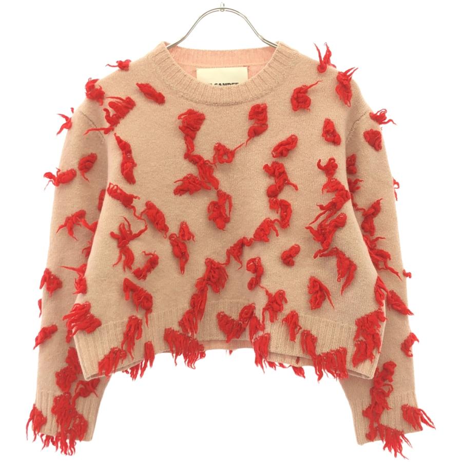 JIL SANDER ジルサンダー 23AW ハンドカットバブルフリンジニット