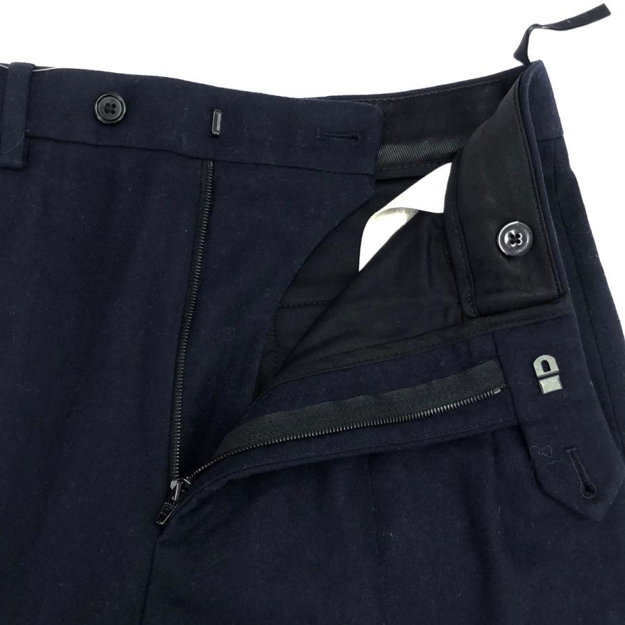 CELINE（セリーヌ） 2タック カシミヤフランネルトラウザーパンツ  