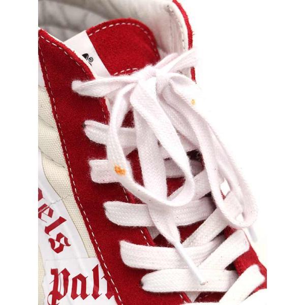 新品vans Palm Angels ハイカットスニーカー 赤/白