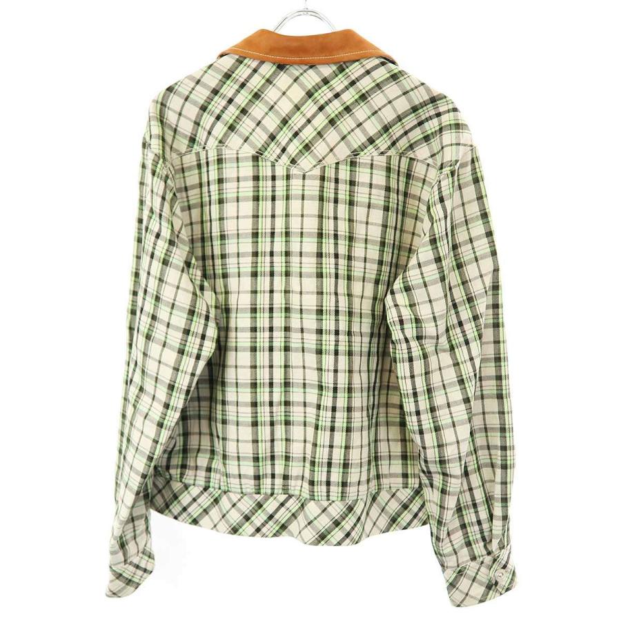 Wales Bonner ウェールズ ボナー 22SS Segou Jacket レザーカラー 