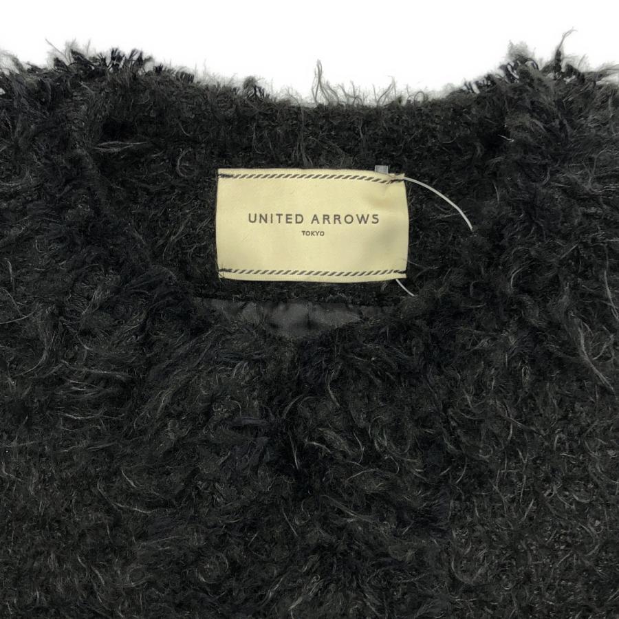 UNITED ARROWS - UNITED ARROWS ユナイテッドアローズ シャギーツイードベスト 1522-144-2929 ブラック 36 UNITED ARROWS（ユナイテッドアローズ） シャギーツイードベスト 1522
