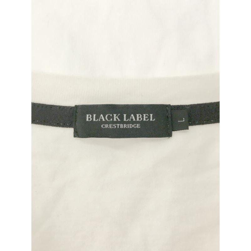 BLACK LABEL CRESTBRIDGE ブラックレーベルクレストブリッジ ロゴプリントクルーネックTシャツ ホワイト サイズ：L IT664XLJ4VTW｜modescape｜03