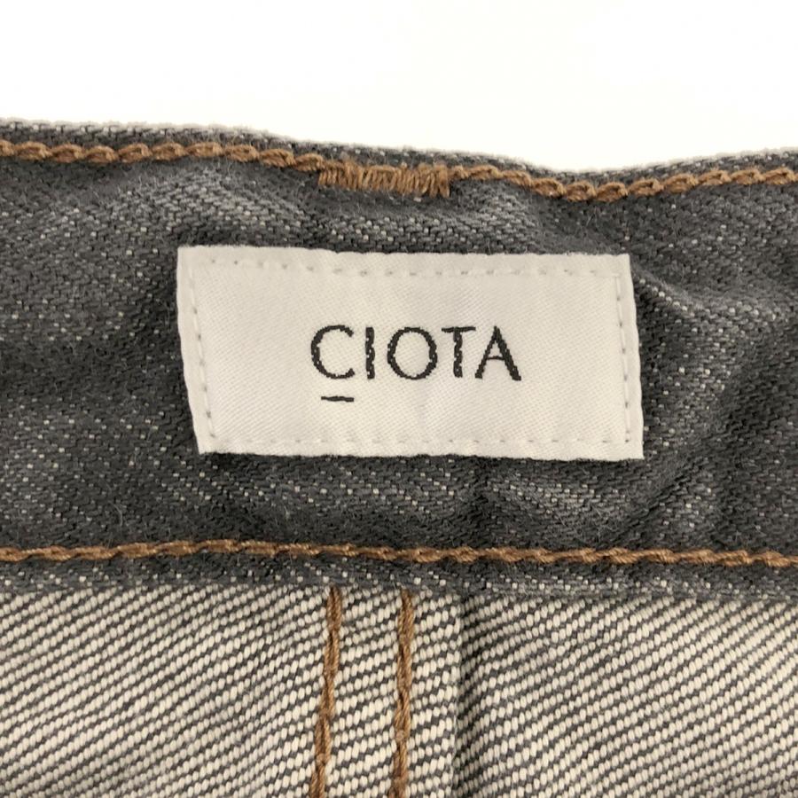 CIOTA シオタ Gray Suvin Cotton 13.5oz Wide Tapered Denim ワイド 