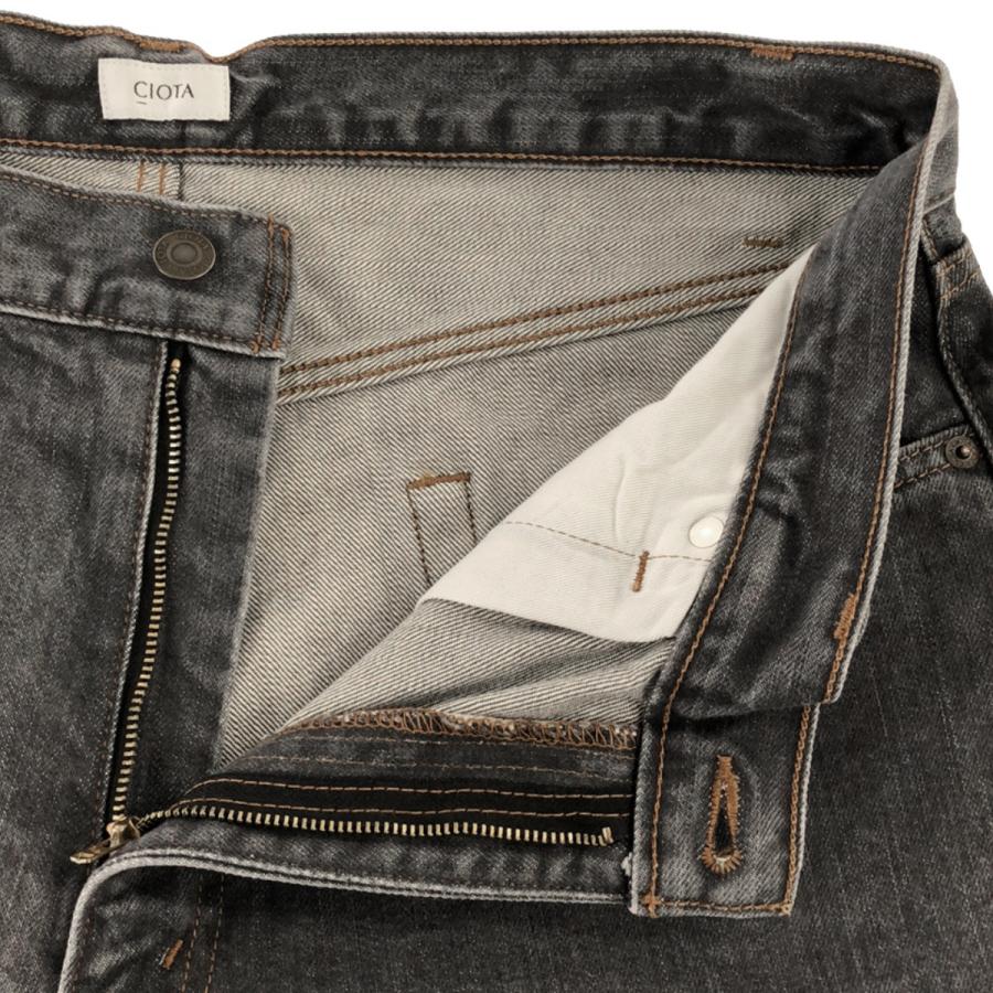 CIOTA シオタ Gray Suvin Cotton 13.5oz Wide Tapered Denim ワイド 