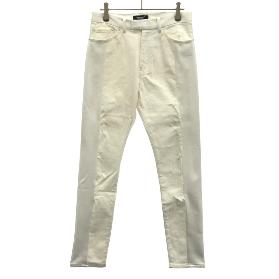 UNDERCOVER（アンダーカバー） クラッシュ加工切替デニムスキニー
