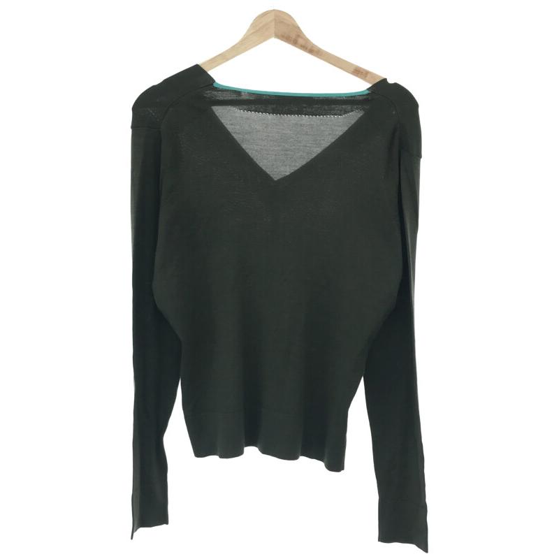 ETRO エトロ ストレッチシルクニットカーディガン カーキ 44