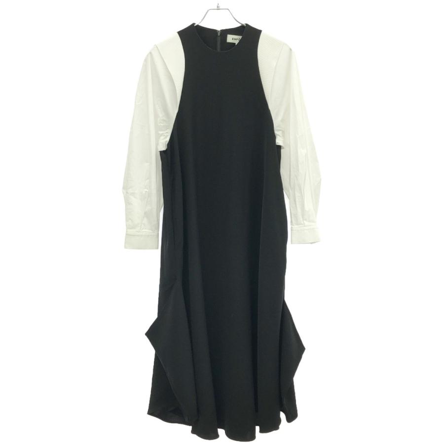【ENFOLD】PEツイルシャツスリーブ ワンピース ENFOLD（エンフォルド） PEツイル シャツスリーブドレスワンピース