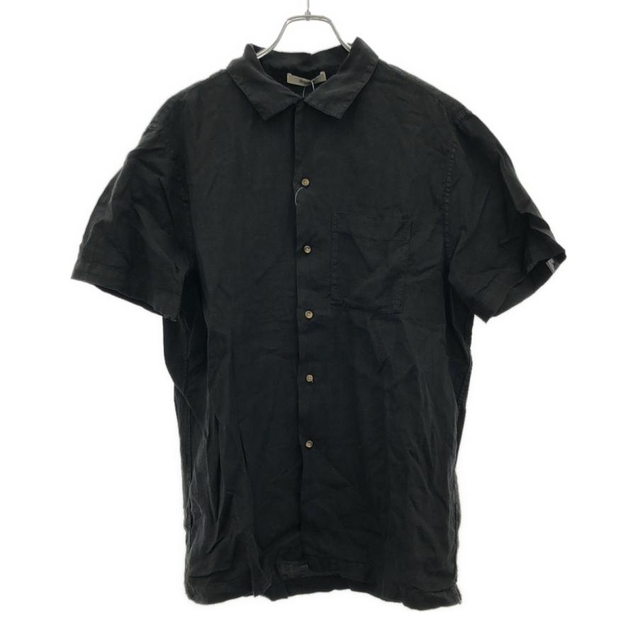 JJJJound ジョウンド Weekend Linen Shirt ショートスリーブリネンシャツ  ブラック M シャツ JJJJound ジョウンド Weekend Linen Shirt ショートスリーブ