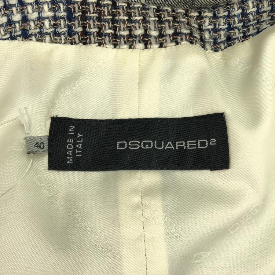 DSQUARED2（ディースクエアード） チェーン装飾ツイードデニムワイヤー