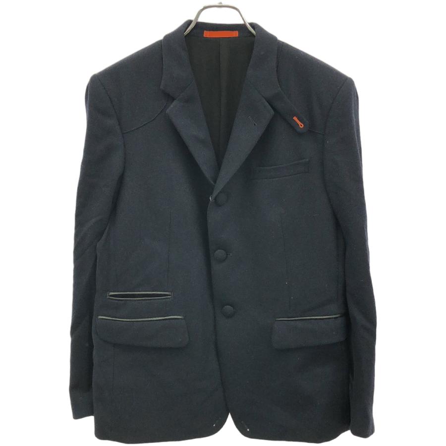 FRED PERRY（フレッドペリー） レザートリムウール3Bテーラード