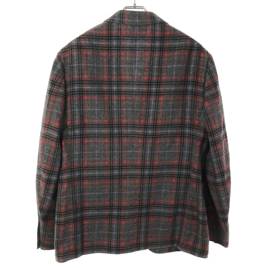 Cantarelli チェック柄 テーラードジャケット　イタリア製 Cantarelli（カンタレリ） KNIT JACKET タータンチェック テーラード